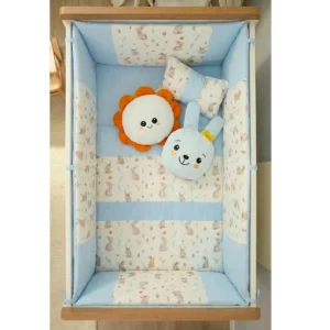 Bunny Bebek Uyku Seti Mavi 70x110 cm