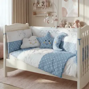 Cloudy Bebek Uyku Seti — Mavi