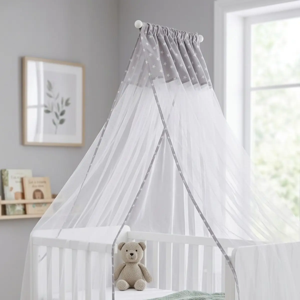 L Model Bebek Beşik Cibinlik ve Aparatı - Görsel 19