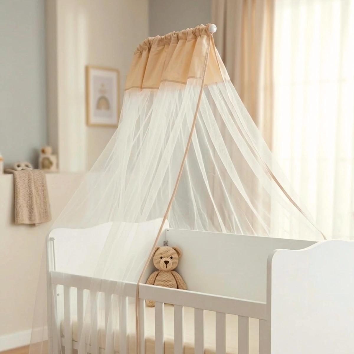 L Model Bebek Beşik Cibinlik ve Aparatı