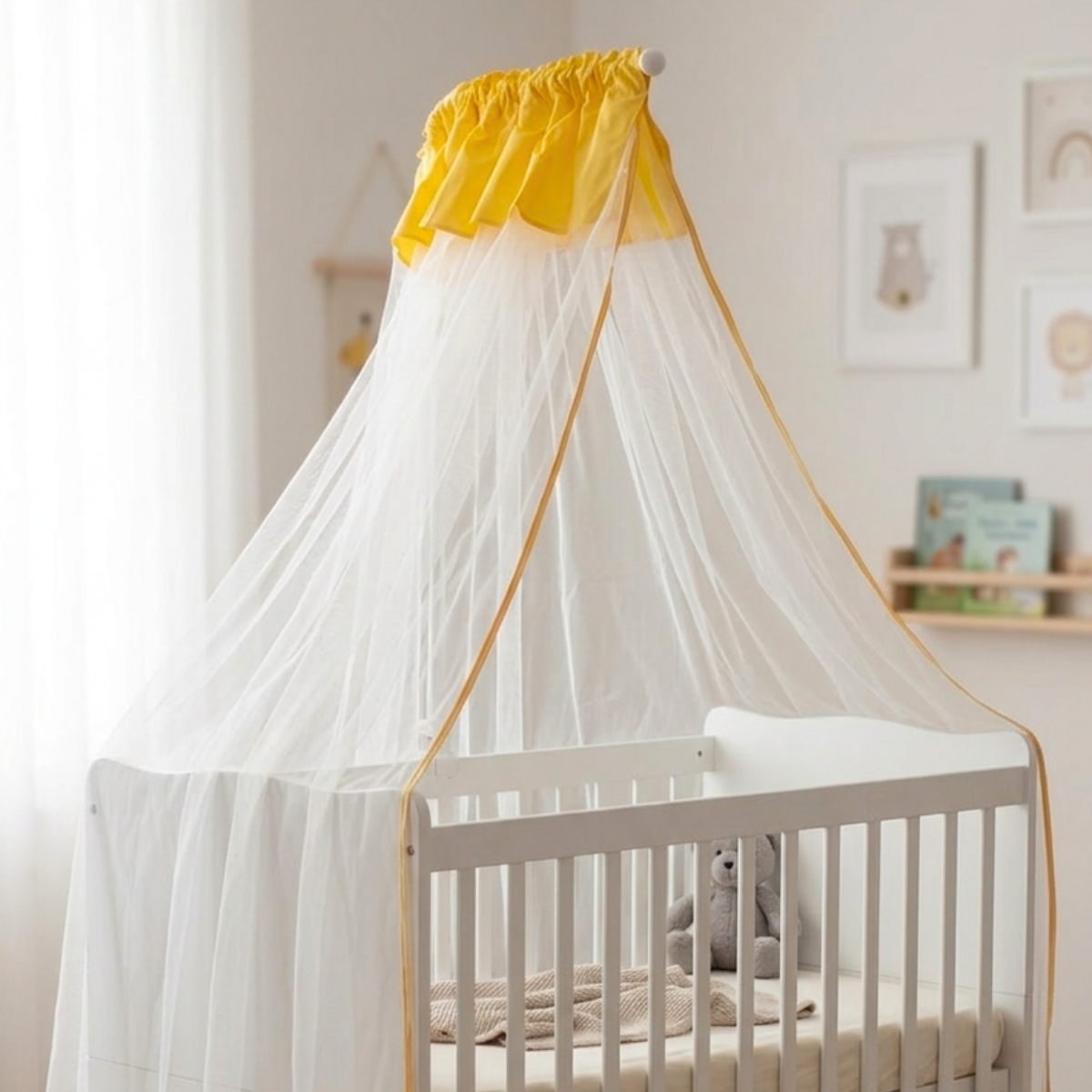 L Model Bebek Beşik Cibinlik ve Aparatı - Görsel 6