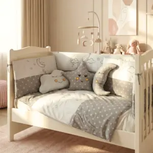 Cloudy Bebek Uyku Seti — Gri