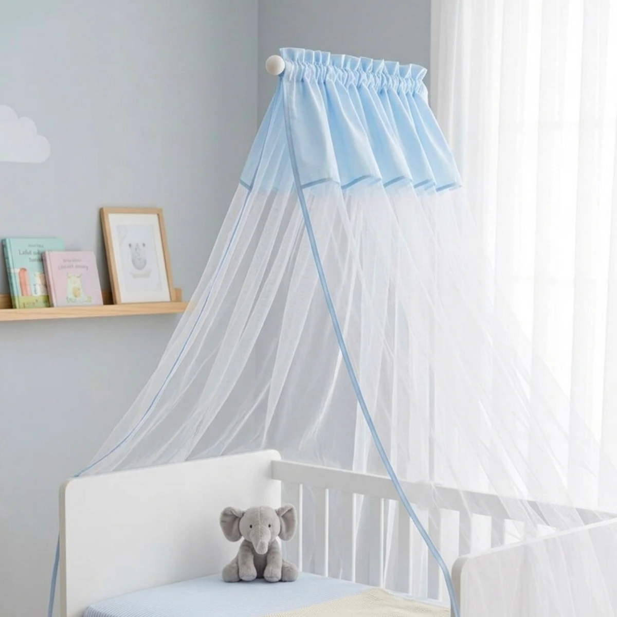 L Model Bebek Beşik Cibinlik ve Aparatı - Görsel 12