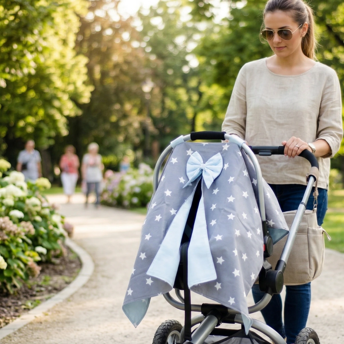 Puset ve Bebek Arabası Örtüsü - Görsel 9