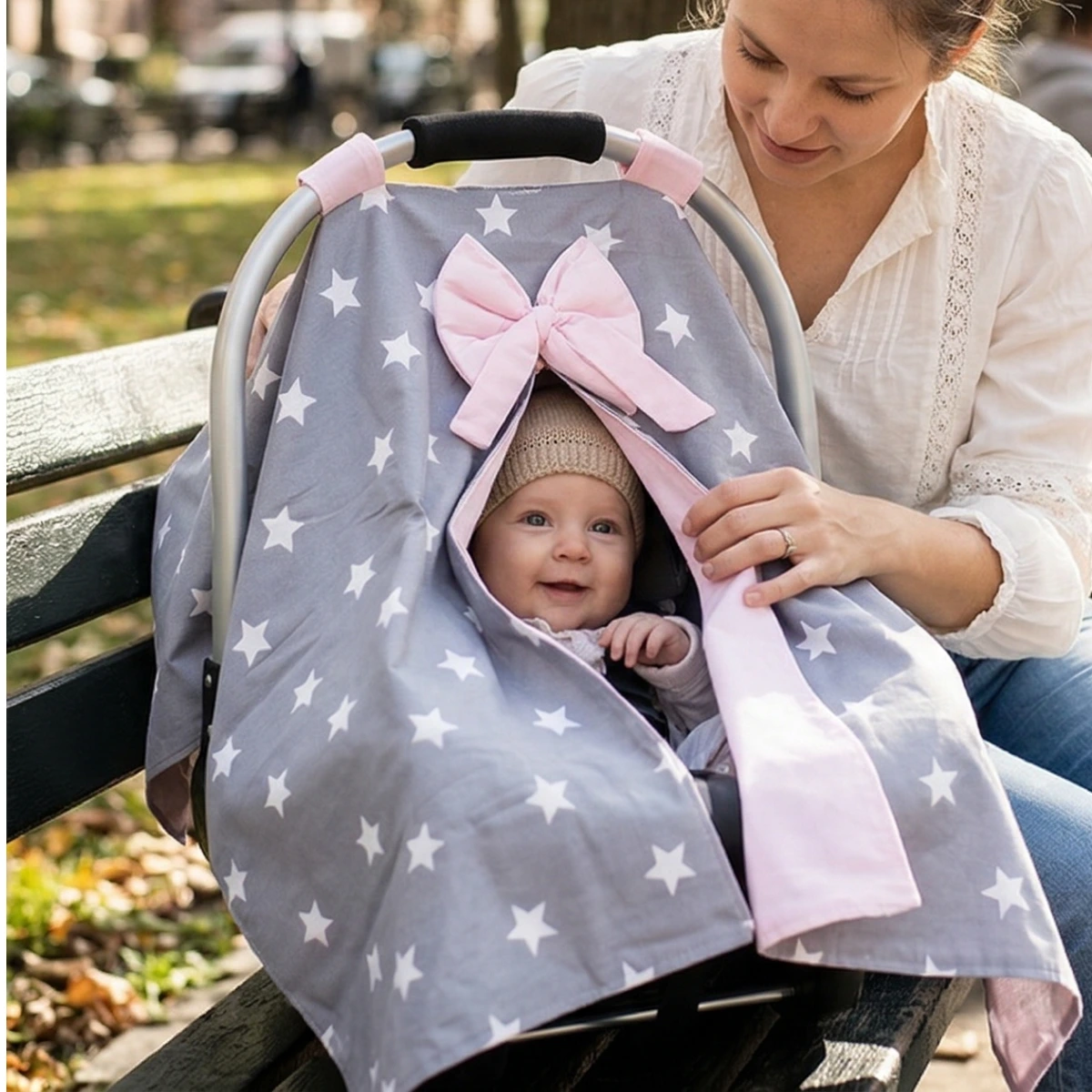 Puset ve Bebek Arabası Örtüsü - Görsel 7