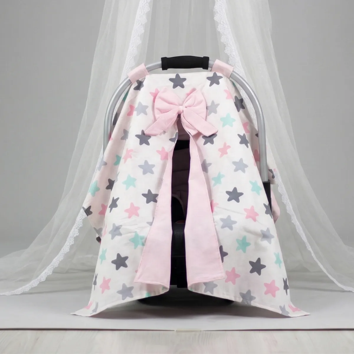 Puset ve Bebek Arabası Örtüsü - Görsel 4