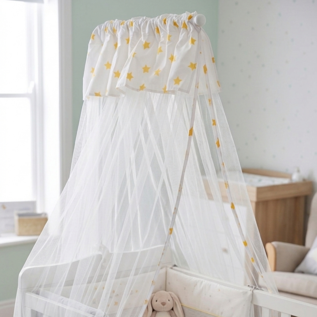 L Model Bebek Beşik Cibinlik ve Aparatı - Görsel 24