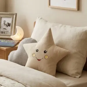 Yıldız Uyku Arkadaşı Yastık - Dekoratif Bebek Yastığı - Kista Baby