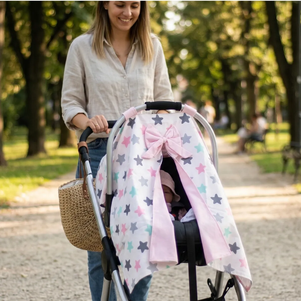 Puset ve Bebek Arabası Örtüsü - Görsel 3