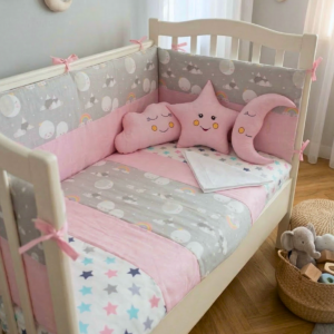 Mountain Bebek Uyku Seti 60x120 - Dağ Desenli Nevresim Takımı - Kista Baby