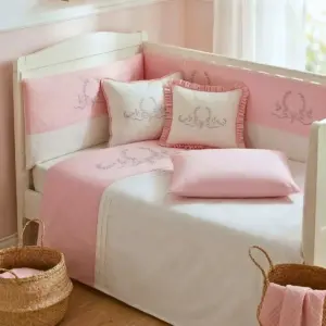 Bebek Uyku Seti Silver Pembe