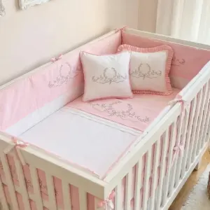 Pembe Bebek Uyku Seti Silver